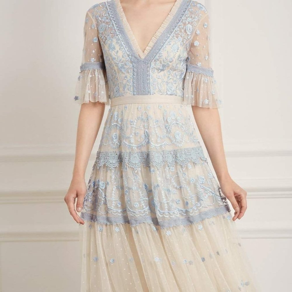 Needle & Thread Dreamy Midsummer Lace Dress NWT